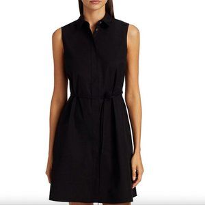 Theory Sleeveless Shirtdress Size 4 With Belt
